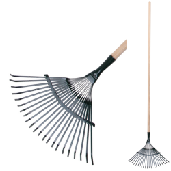 Kovov hrable lamelov s nsadou, 40 cm, 22 zubov