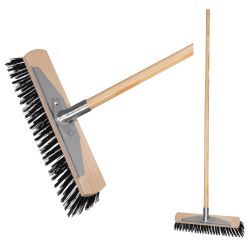 Priemyseln metla s nsadou, oceov vlas, krabka, 400 mm