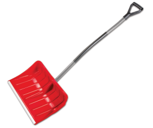 Lopata na sneh D-2, kovov ergo nsada, 540 mm, rozloen