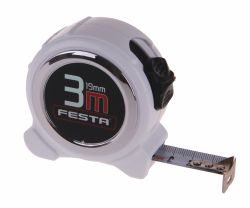 Zvinovac meter biely 3 m  19 mm