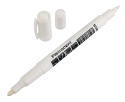 Permanentn znakova obojstrann, biely