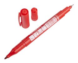 Permanentn znakova obojstrann, erven