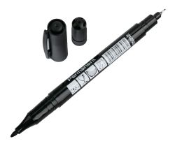 Permanentn znakova obojstrann, ierny