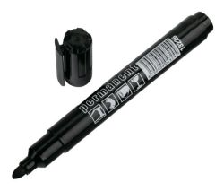 Permanentn znakova, hrub hrot, ierny