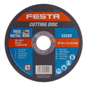 Rezn� kot��, 125�1�22,2 mm, rovn�