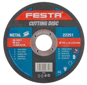 Rezn� kot��, 115�1,6�22,2 mm, rovn�