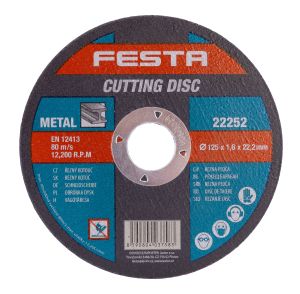 Rezn� kot��, 125�1,6�22,2 mm, rovn�