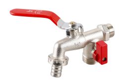 Ventil zahradn dvojit 1/2"x3/4"x3/4"