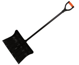 Lopata na sneh, kovov nsada, 500 mm, rozloen