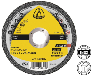 Rezn� kot�� A 660 R Supra, 115�1,0�22,23 mm, rovn�