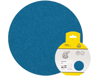 Brsny vsek na zips PS 21 FK, 125 mm, P40, pln, 5 ks blister