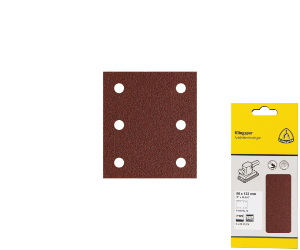 Brsny psik na zips PS 22 K, 103115 mm, P40, dierovan D6, GL19, 5 ks blister