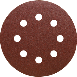 Brsny vsek na zips PS 22 K, 115 mm, P40, dierovan D8, GLS4