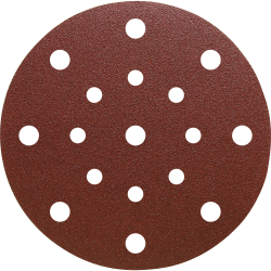 Brsny vsek na zips PS 22 K, 150 mm, P40, dierovan D8+8+1, GLS51