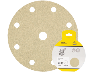 Brsny vsek na zips PS 33 CK, 150 mm, P60, dierovan D8+1, GLS1, 5 ks blister