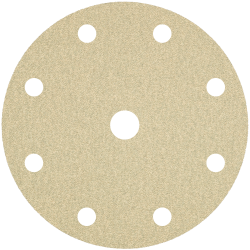 Brsny vsek na zips PS 33 BK, 150 mm, P180, dierovan D8+1, GLS1