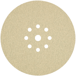 Brsny vsek na zips PS 33 BK, 225 mm, P150, dierovan D8+1, GLS38