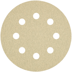 Brsny vsek na zips PS 33 CK, 125 mm, P40, dierovan D8, GLS5