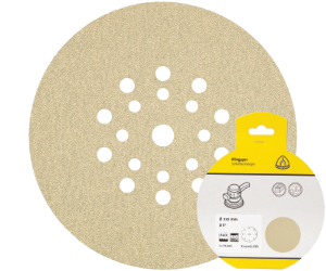 Brsny vsek na zips PS 33 CK, 225 mm, P60, dierovan D10+8+1, GLS55, 5 ks blister