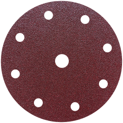 Brsny vsek na zips B316, 150 mm, P40, dierovan D8+1